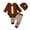 I-Brown, variant on Gvdentm Preemie Boy Clothes Newborn Outfit Baby Boy T Shirt Romper Long Pants Set Hat Unisex Infant little Summer Clothes Outfit Girls|0-3 Months
