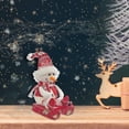 thumbnail image 2 of Maison Concepts Christmas Led Red Toque Snowman On Sled (2L X 2W X 18H), 2 of 3