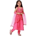 thumbnail image 2 of Ashwini Girls Salwar Suit With Neck Embroidery Work | Readymade Indian Kids Ethnic Salwar Suit, 2 of 3