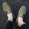 thumbnail image 5 of Men's Casual Loafers Slip On Leather Shoes Lightweight Driving Shoes Moccasins Classic Penny Loafer Flats Boat Shoes, 5 of 10
