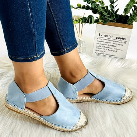 

Christmas Casual Shoes For Women Ladies Flat Work Shoes Linen Bottom Casual Shoes