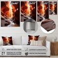 thumbnail image 4 of Designart "Canyon Antelope Euphony II" Canyon Metal Wall Art, 4 of 5