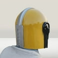 thumbnail image 3 of Mandalorian Yellow Helmet With Liner and Chin Strap For LARP/Costumes/Role Plays Cosplay Prop Movie Helmet, 3 of 4