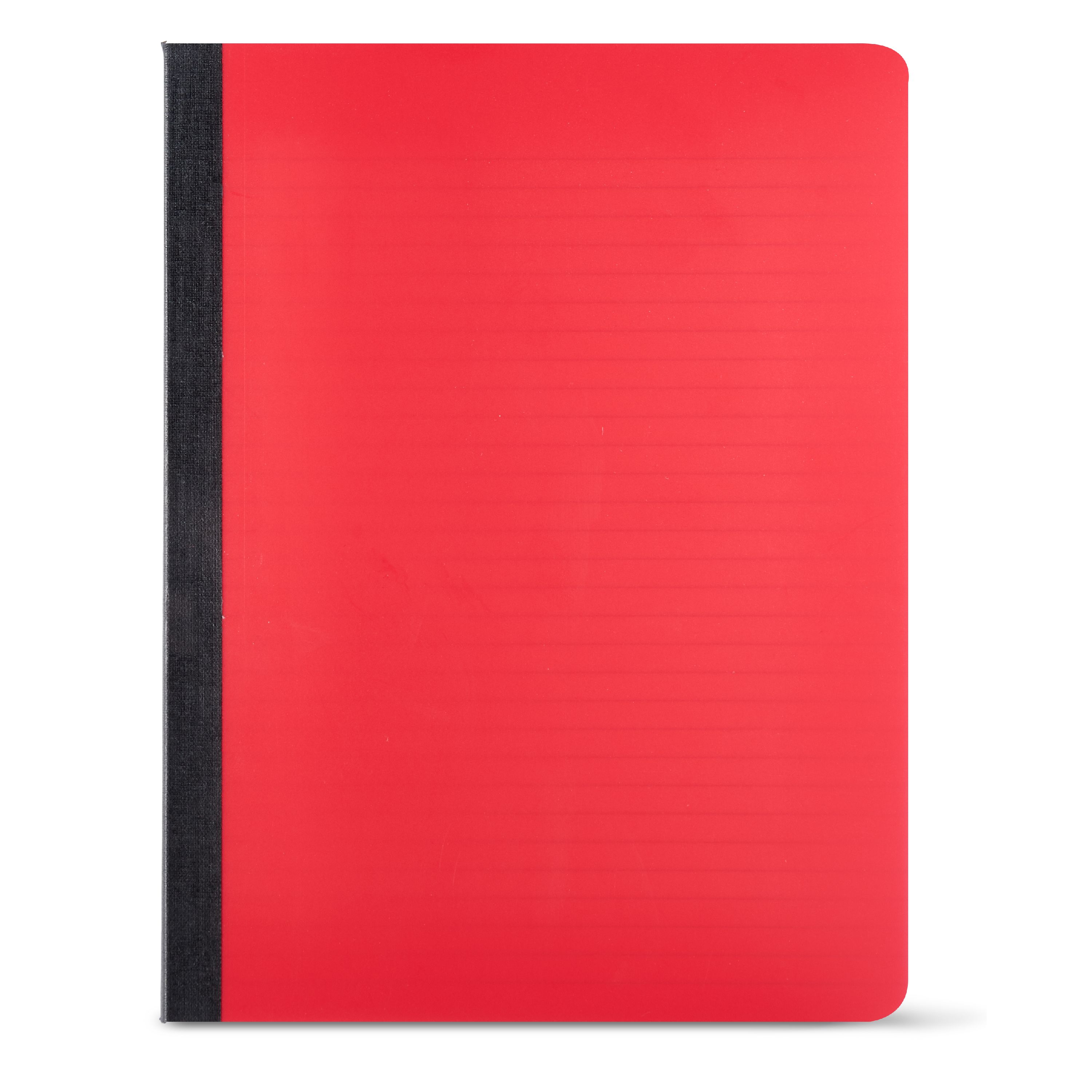 Pen + Gear Poly Composition Book, College Ruled, 80 Pages, Red