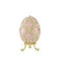 thumbnail image 1 of Caja de Joyas QIFU Huevo Fabergé Rosa Esmalte, 1 of 6