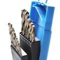 thumbnail image 6 of Accusize 21 pc Ansi Jobber Drill Set, M35(H.S.S. Plus 5% Cobalt), 135 Degree Split Point, 1/16-3/8'', 0021-0200, 6 of 9