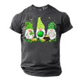 thumbnail image 2 of lcziwo St. Patricks Day Mens Short Sleeve T-Shirt Cute Gnome Print Round Neck Graphic Tee Shirts 2025 Spring Summer Casual Going Out Streetwear Saving Deals,Gray,S, 2 of 6