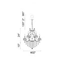 thumbnail image 2 of CWI Lighting Maria Theresa 19 Light Up Traditional Metal Chandelier in Chrome, 2 of 2