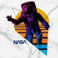 thumbnail image 2 of Vaporwave NASA Astronaut Space Jump Women's Plus Size Shirt Brisco Brands 3X, 2 of 5