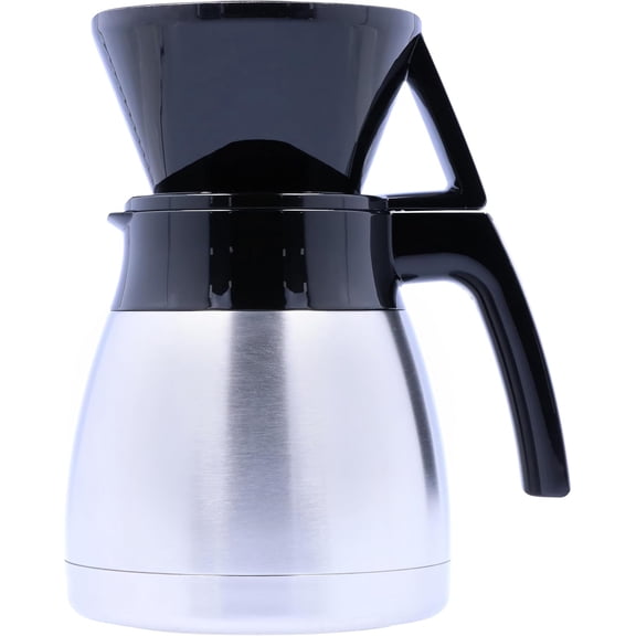 Pour-Over Coffee Brewer and Stainless Steel Thermal Carafe Set 42 Ounce