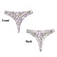 thumbnail image 3 of Fotbe Lavender Flowers Tanga Sin Costuras para Mujer con Estampado – Panties Invisibles, Transpirables y Cómodos para Uso Diario-X-Large, 3 of 6