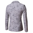 thumbnail image 3 of Veste de Costume Décontractée Unie pour Hommes Automne et Hiver, 3 of 3