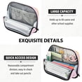 thumbnail image 5 of Standing Pencil Case with Base Large Capacity Stationery Pouch Pen Bag with Zipper for Women Men Cute Mermaid, 5 of 7