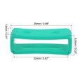 thumbnail image 2 of Uxcell Watch Band Strap Loops Silicone for 22mm Width Watch Band, Cyan 2 Pack, 2 of 5