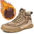 thumbnail image 2 of NOKIO Men'S Snow Boots Men'S High Top Snow Boots Fashion Casual Trainers Breathable Flat Casual Shoes Winter Padded Warm Men'S Boots Men'S Stylish Snow Shoes, 2 of 5