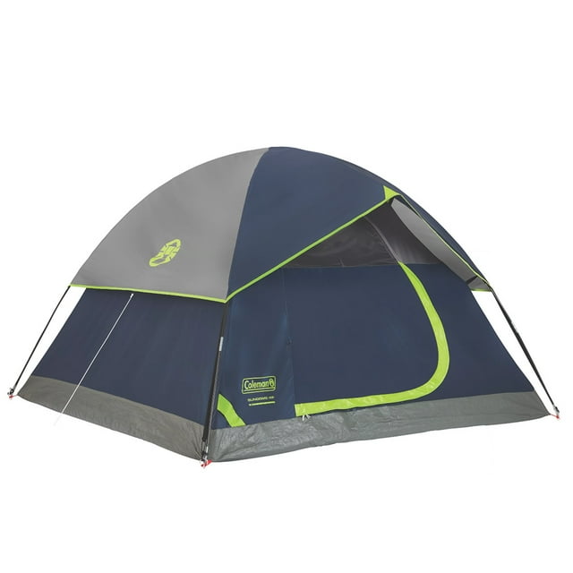 Tienda de campaña Coleman Sundome para 4 personas, color azul marino
