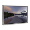 thumbnail image 2 of Stupell Industries Coastal Priest Lake Stacked Pink Gray Floating Frame Canvas Art, 31 x 21, by Jeff Poe Photography, 2 of 7
