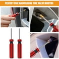 thumbnail image 4 of 6-Piece Tire Valve Stem Core Removal Tool Set with Single Wrench for Car Tire Repair, Maintenance and Replacement, 4 of 6