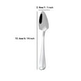 thumbnail image 4 of 304 Stainless Steel Fruit Puree Spoon Baby Food Tableware With Serrated Baby Puree Spoon, 4 of 9