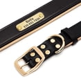 thumbnail image 5 of Didog Personalized Genuine Leather Padded Dog Collars Engraved Nameplate with D ring, 5 of 9