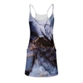 thumbnail image 4 of Baikeli Summer Clearance Dresses Women Mini Dresses for Women Summer Sport Sundress Sleeveless Pattern Print Outfits Sling Strap Dress Vacation Dress Summer Party Dress, 4 of 5