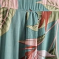 thumbnail image 6 of SwiftWear Men Short Sleeve Polyester Turndown collar Printed Hawaii Blouse Pink L, 6 of 9
