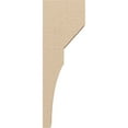 thumbnail image 3 of 3"W x 6"D x 18"H Thin Monterey Rough Cedar Woodgrain TimberThane Corbel, Primed Tan, 3 of 6