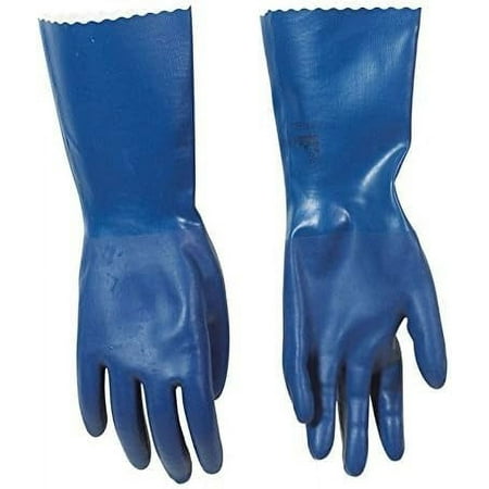 Gloves Blue Coating, Cotton Knit Lining Medium Boxed