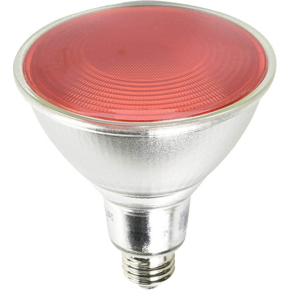Philips Non-Dimmable PAR38 LED Flood Bulb - 13.5W Red, Outdoor Rated