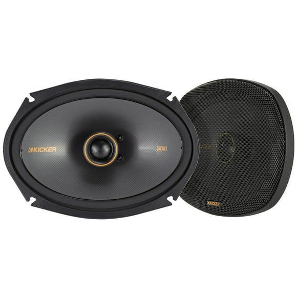 Altavoces coaxiales KICKER 51KSC6904 Serie KS de 6 x 9 con tweeter de 1 pulgada