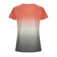 thumbnail image 5 of Giftesty Women's Casual Gradient Color Short Sleeved T-Shirt Tunic Blouse Tops, 5 of 5