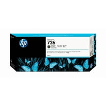 HP 726 300-ml Matte Black DesignJet Ink Cartridge, CH575A