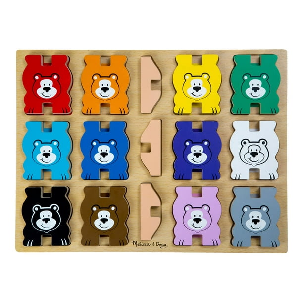 Melissa & Doug Stacking Chunky Puzzle Bears