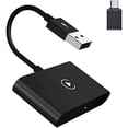 thumbnail image 1 of Wireless CarPlay Adapter,Wireless Carplay Dongle,Plug & Play 5GHz WiFi Online Update,Low Latency,Easy to Install,Support Newest iOS 16, 1 of 6
