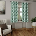 thumbnail image 2 of Ambesonne Grommet Curtain, , 50"x96", Hunter Green and Soft Blue, 2 of 5