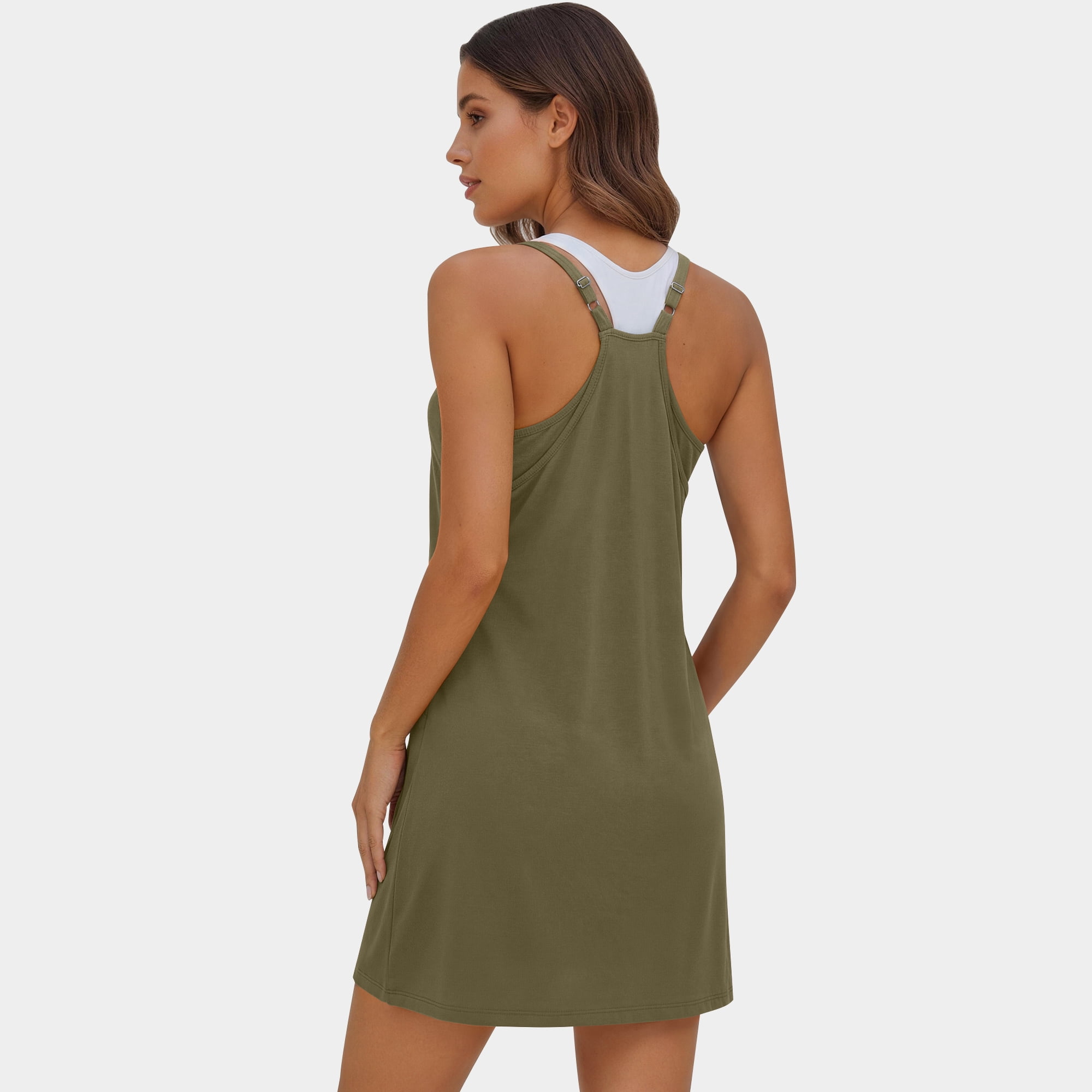 Rosvigor Women Workout Dresses Tennis Athletic Dress Built in Shorts Sundress Women Casual Dress Summer Travel Vacation