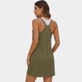 thumbnail image 3 of Rosvigor Women Workout Dresses Tennis Athletic Dress Built in Shorts Sundress Women Casual Dress Summer Travel Vacation, 3 of 8