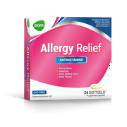 AXIM Allergy Relief Antihistamine Cold and Flu Medicine for Adults, 24 Softgels