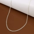 thumbnail image 2 of Aoanydony Necklace Pendant Simple Style Metal Fashion Accessory Hanging Decoration Neck Adornment Silver Adult Necklaces for Decor Type 3, 2 of 6