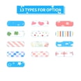 thumbnail image 2 of Mistaha Colorful Replacement Label Tape Set for KINGJIM LR Series Printers - 15mm*4m, Anti-Corrosion, Waterproof, Oil-Proof - 2 Roll Pack, 2 of 6