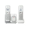Panasonic KX-TGD532W DECT 6.0 1.93 GHz Cordless Phone - White 1 x Phone Line - 2 x Handset - Speakerphone - Answering Machine