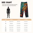 thumbnail image 3 of Fotbe Colorful Owl Forest Pantalones de Pijama para Mujer, Pantalones de Dormir, Pantalones Pj con Cordón y Bolsillos-Large, 3 of 6