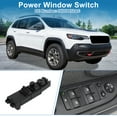 thumbnail image 2 of Interruptor de Ventana Eléctrica Unique Bargains No.56009450AC para el lado del conductor delantero izquierdo del Jeep Cherokee 1997-2001 Negro, 2 of 7