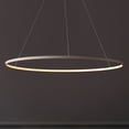 thumbnail image 3 of JONATHAN Y Brice 35" Modern Contemporary Metal Round Dimmable Integrated LED Pendant, Beige, 3 of 9