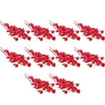 thumbnail image 2 of Wosthever 10 piezas flores artificiales Rosa roja, 2 of 6