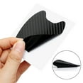 thumbnail image 2 of Car Door Handle Sticker Carbon Fiber Protector Film Anti-scratch Universal Auto Handle Cover, Black, 2 of 9