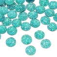 thumbnail image 1 of Uxcell 60 Pcs Rhinestone Flat Back Faux Druzy Crystal Diamonds Resin Embellishments Trims Beads for Jewelry Making Crafts, Lake Blue, 1 of 7