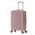 thumbnail image 1 of Maleta de Mano Rígida Expandible 10Kg Con Ruedas 360° y Forro Impermeable Ideal para Viaje y Cabina Rosa, 1 of 9