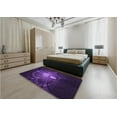 thumbnail image 4 of Ahgly Company Indoor Rectangle Patterned Deep Purple Area Rugs, 6' x 9', 4 of 6