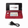 thumbnail image 2 of Nintendo Console de Jeu Portable 3DS, Rouge (Remis à Neuf), 2 of 5